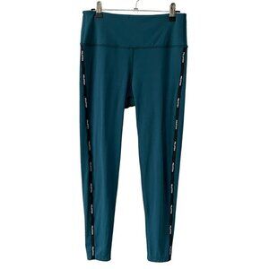 Peloton Pull On Activewear Leggings High Rise Elastic Waist Stretch Blue Medium